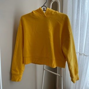 Zara Cropped Hooded Sweatshirt